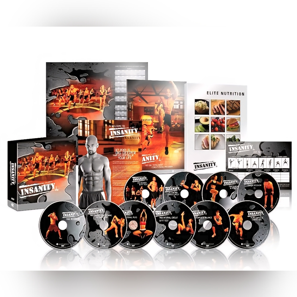 Beachbody Insanity Workout DVD - Black and Brown